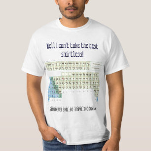周期表化学カンニングペーパー Tシャツ