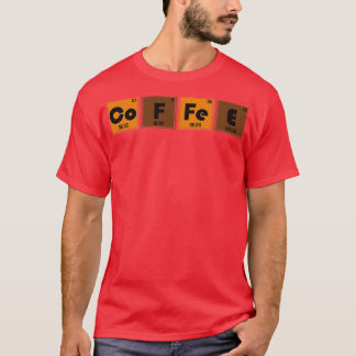 周期表化学者コーヒー化学 Tシャツ