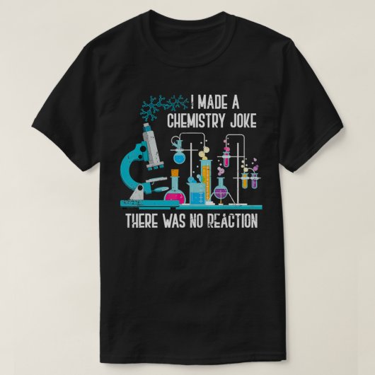 周期表化学者ラボギフト化学 Tシャツ (デザイン正面)