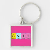 周期表名のキーリングを指定する キーホルダー (正面)