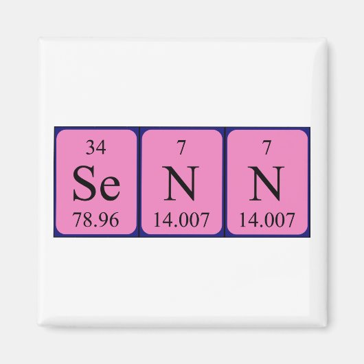 周期表名磁石を検出 マグネット (正面)
