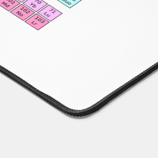 周期表後を追それが法の化学である デスクマット (コーナー)