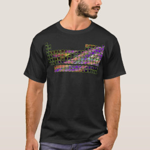周期表星雲の電子中性子物理学Phy Tシャツ