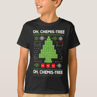 周期表木Oh化学おもしろい化学Te Tシャツ