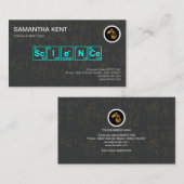 周期表科学の要素の数学の方式カバー 名刺 (正面/裏面)