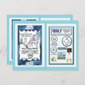 周期表竜 – カルシウム ポストカード (正面/裏面)