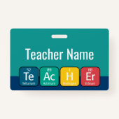 周期表要素のスペル先生 バッジ (正面)