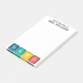 周期表要素のスペル先生 ポストイット (アングル)