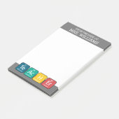 周期表要素のスペル先生 ポストイット (アングル)