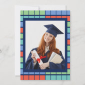 周期表要素写真卒業パーティー 招待状 (裏面)