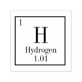 周期表要素印鑑 – 水素 セルフインキングスタンプ