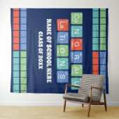 周期表要素学校懇親会卒業 タペストリー (インサイチュ(横))