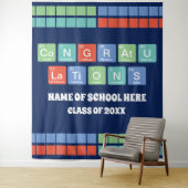 周期表要素学校懇親会卒業 タペストリー (インサイチュ)