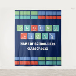 周期表要素学校懇親会卒業 タペストリー