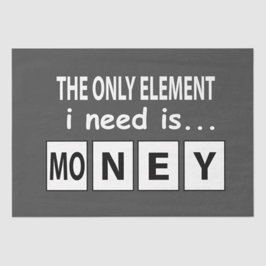 周期表金額要素おもしろい周期表 薄葉紙 (正面)