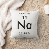周期表11ナトリウムの枕 クッション (ブランケット)
