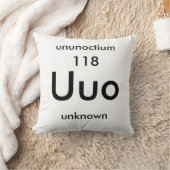 周期表118ユニウチウムピロー クッション (ブランケット)