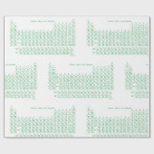 周期表 ラッピングペーパー (フラット)