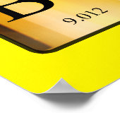 周期表： Be Er ポスター (角)