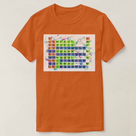 周期表 Tシャツ (デザイン正面)
