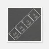 周期表GeNiUSカクテルナプキン スタンダードカクテルナプキン (正面)