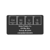 周期表GeNiUSラベル ラベル (正面)