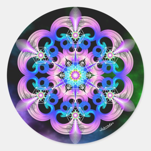 周波数の上げ ラウンドシール (正面)