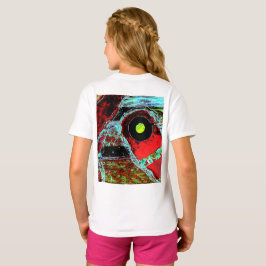 周波数サーペント - 抽象的なエネルギーポケットミラー Tシャツ