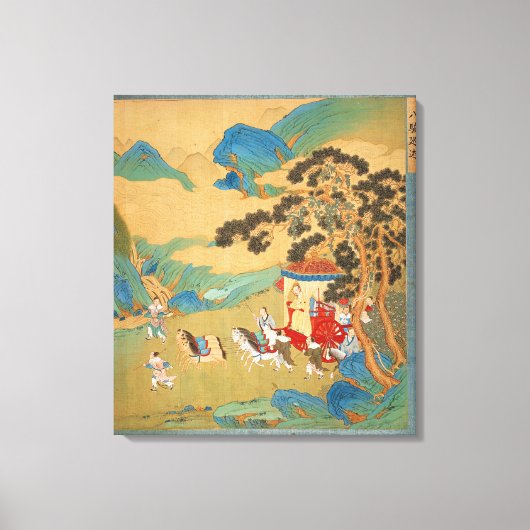 周王朝の武王天皇 キャンバスプリント (正面)