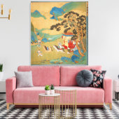 周王朝の武王天皇 キャンバスプリント (インサイチュ (リビング))