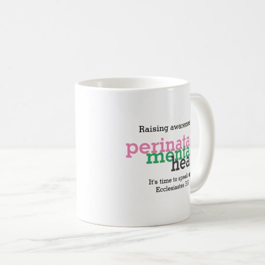 周産期精神保健認識度 コーヒーマグカップ (正面右)