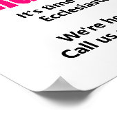 周産期精神衛生問題 ポスター (角)