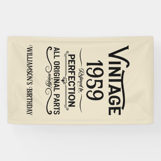 周知化ヴィンテージ65th birthday party 横断幕 (横)