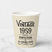周知化ヴィンテージ65th birthday party 紙コップ (正面)