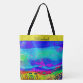 周縁化抽象芸術海 トートバッグ (正面)