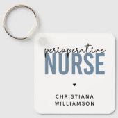 周術中カスタムナースRNまたはナースギフト キーホルダー (正面)