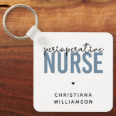 周術中カスタムナースRNまたはナースギフト キーホルダー (正面)