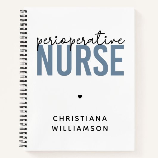 周術中カスタムナースRNまたはナースギフト ノートブック (正面)