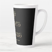 呪いと毒 カフェラテマグ (右)