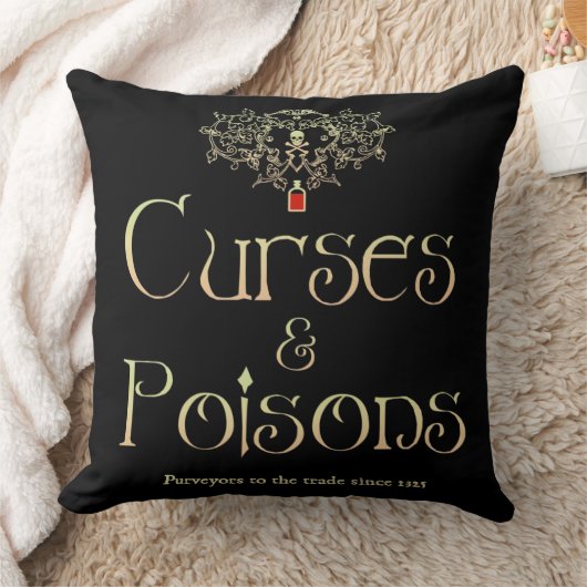 呪いと毒 クッション (ブランケット)
