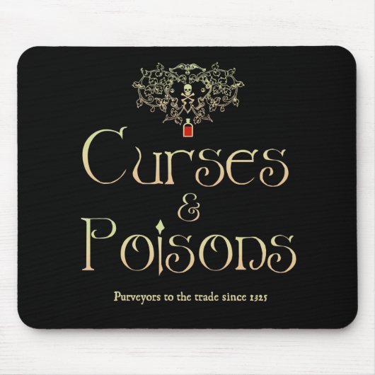 呪いと毒 マウスパッド (正面)