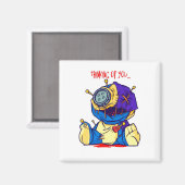 呪いの人形 - 想ってるよ マグネット (正面/裏面)
