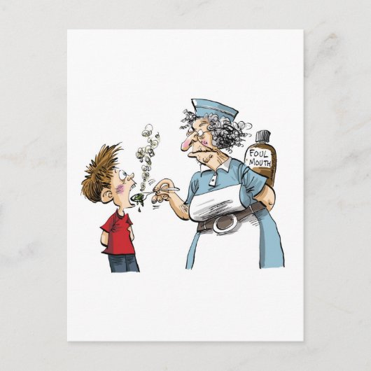 呪いの治療法！ ポストカード (正面)