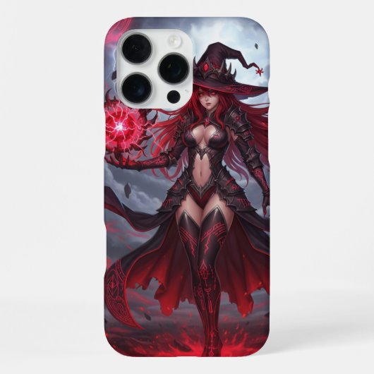 呪いの炎の魔女 iPhone 16 Pro Max カバー (裏面)