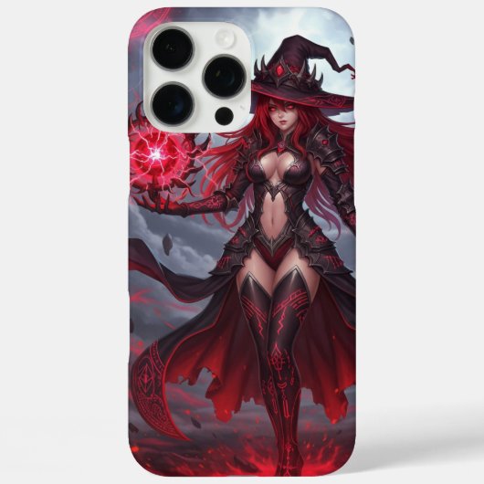 呪いの炎の魔女 iPhone 16 Pro Max カバー (裏面)