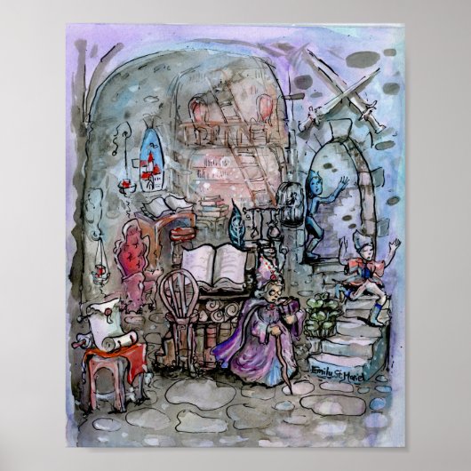 呪い間違った – プリント (正面)