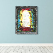 呪い キャンバスプリント (インサイチュ (ウッドフロア))