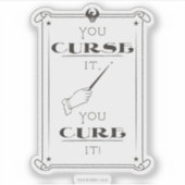 呪えば治せ シール (正面)