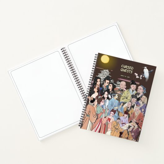 呪われたクエストのスパイラルノートブック ノートブック (内部)
