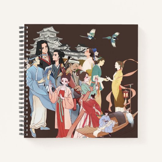 呪われたクエストズスクエアスパイラルノート ノートブック (正面)